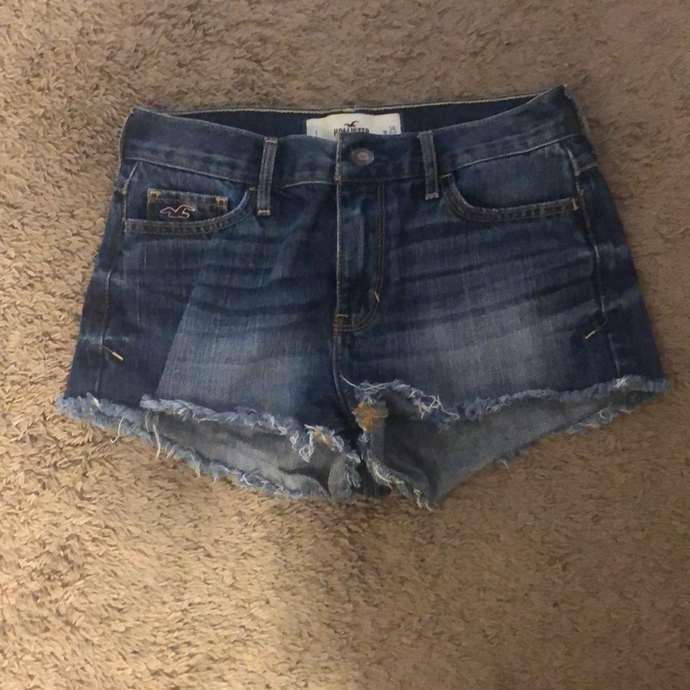 Hollister Dark Denim Shorts